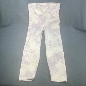 Old Navy Women's Sz Medium Leggings Active PowerChill Tie-Dye High-Rise Preowned